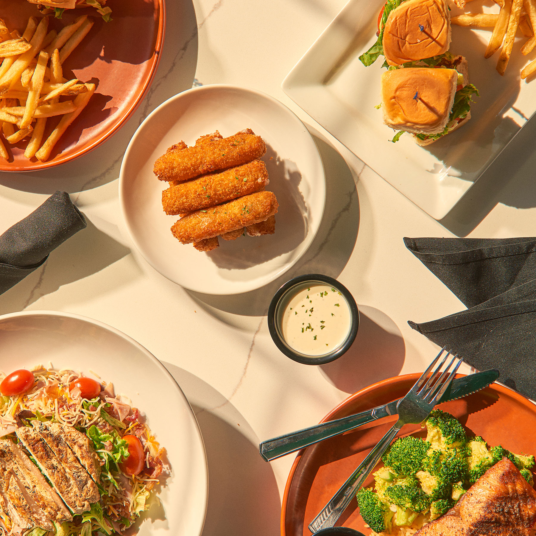 Grill lunch table